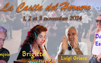 Stage et milonga des 1, 2 et 3 novembre 2024