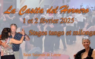 Stage de milonga des 1 et 2 février 2025