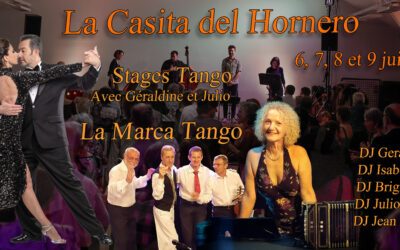 Stage et milonga des 6, 7, 8 et 9 juin 2025